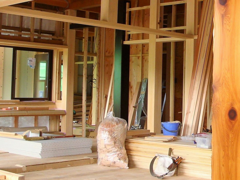 木造新築住宅サッシ工事