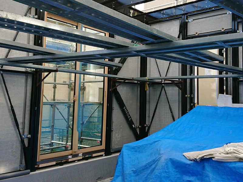 鉄筋リフォーム住宅サッシ工事